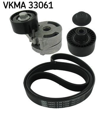Kit de courroie d'accessoire (Courroie d’alternateur) SKF VKMA 33061